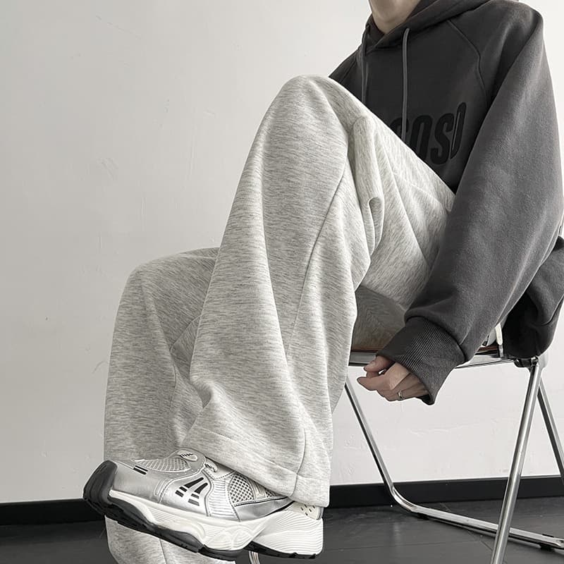 【メンズ】スウェットパンツ 極上やすらぎ裏起毛ワイドパンツ