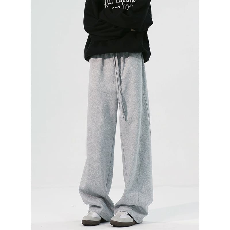 【メンズ】スウェットパンツ スウェットパンツ ゆったりワイドルーム リラックスパンツ