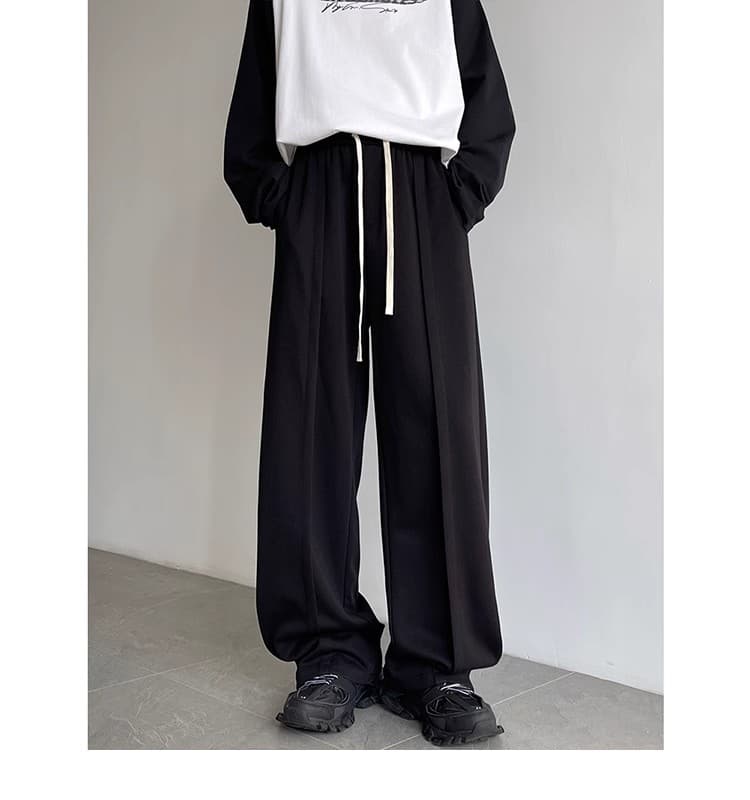 【メンズ】スウェットパンツ ゆったりドレープ スウェットパンツ