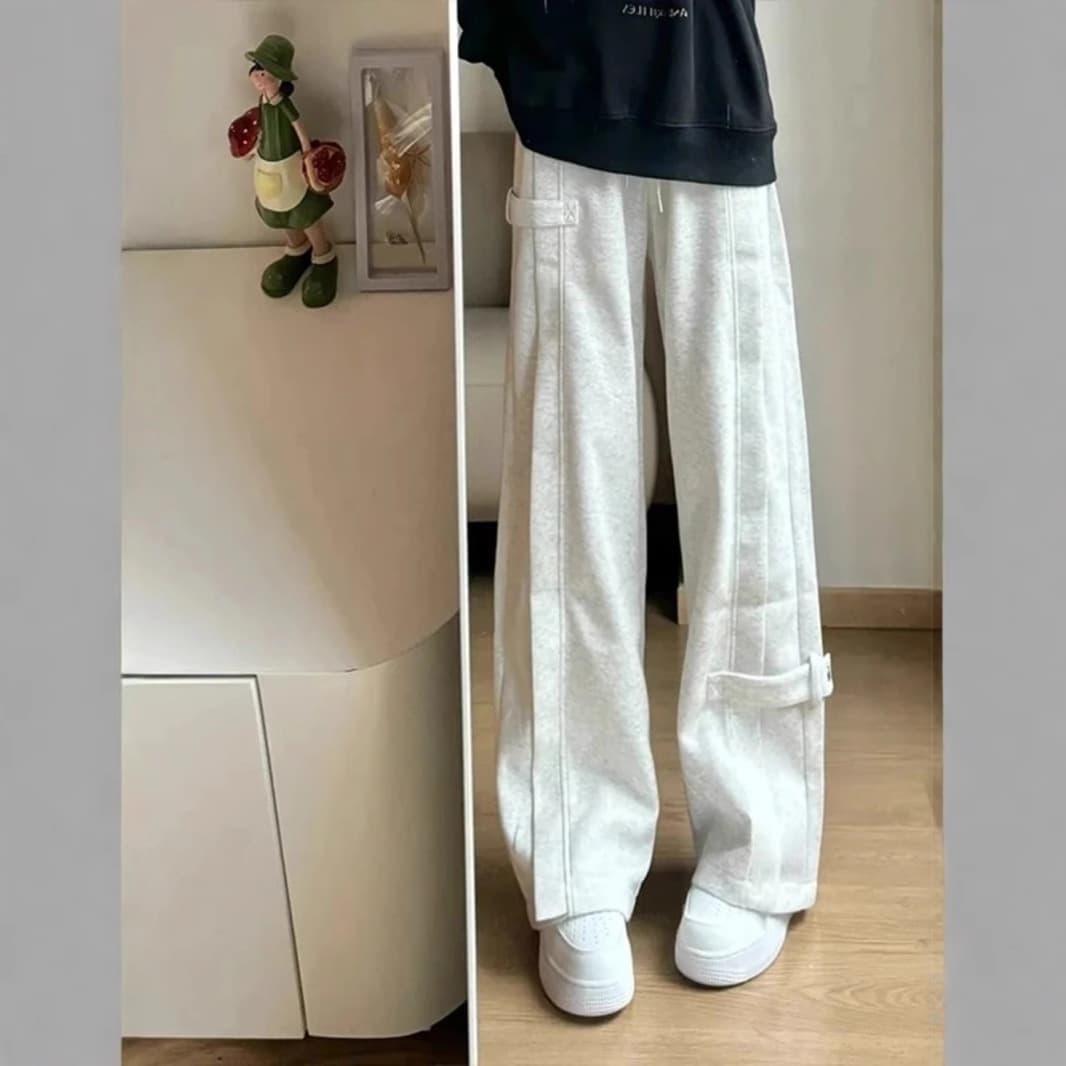 【メンズ】スウェットパンツ スウェットパンツ ゆったり快適 カーゴポケット付きワイドパンツ