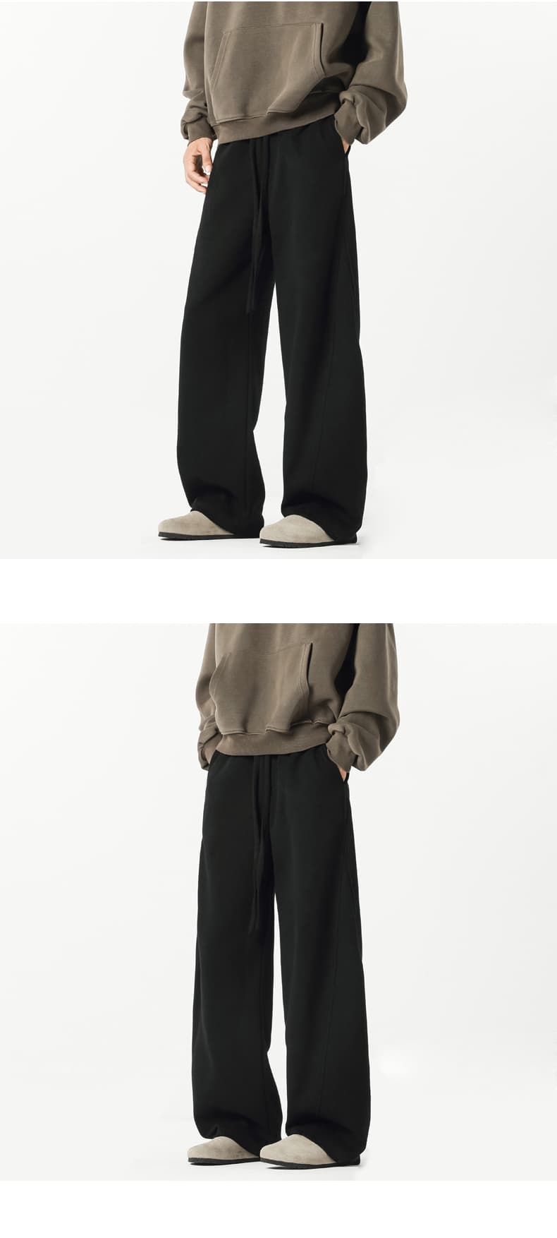 【メンズ】スウェットパンツ ゆったりくつろぎ 裾広がりスウェットパンツ