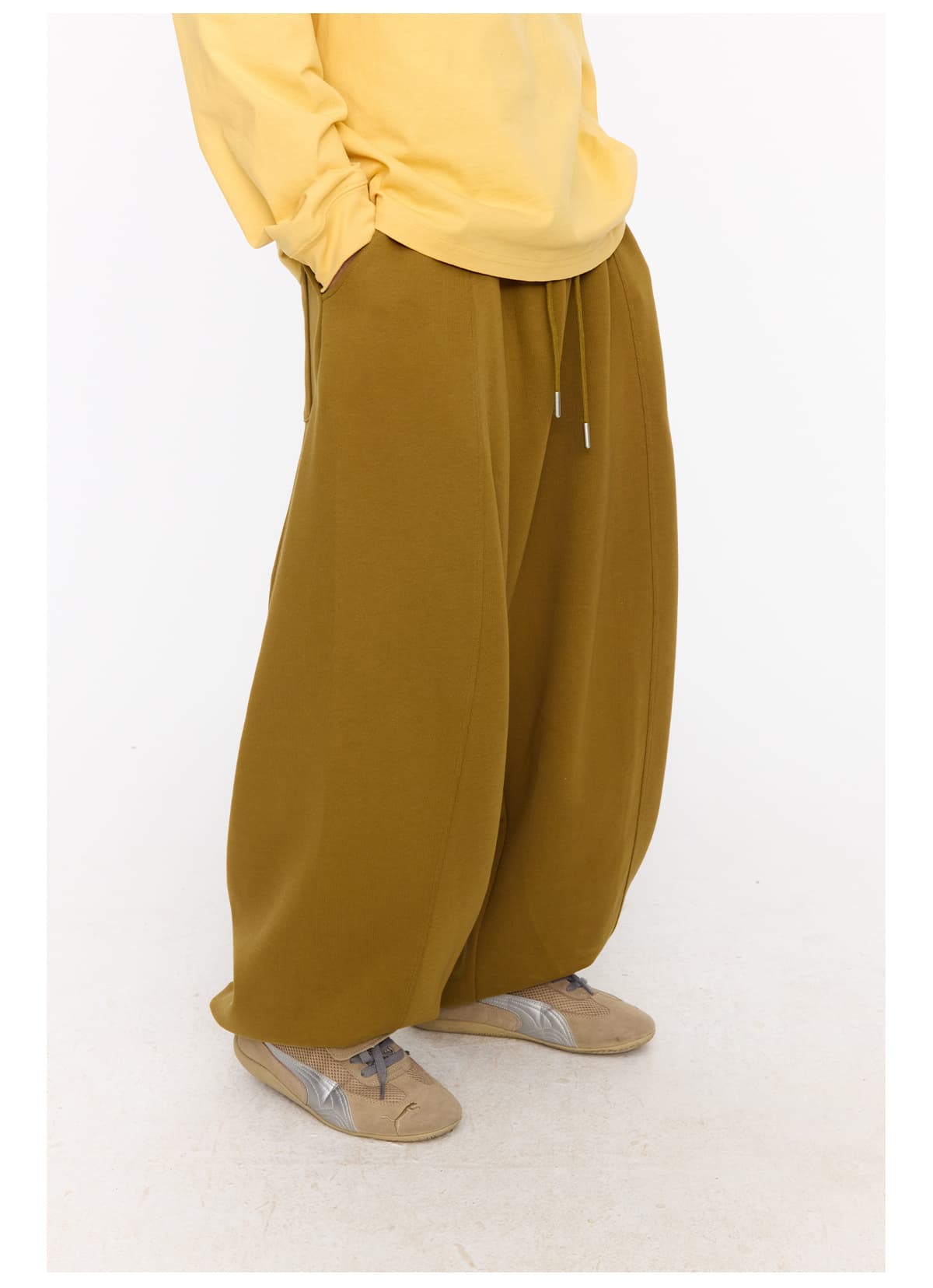 【メンズ】スウェットパンツ スウェットパンツ ゆったりリラックスワイドパンツ
