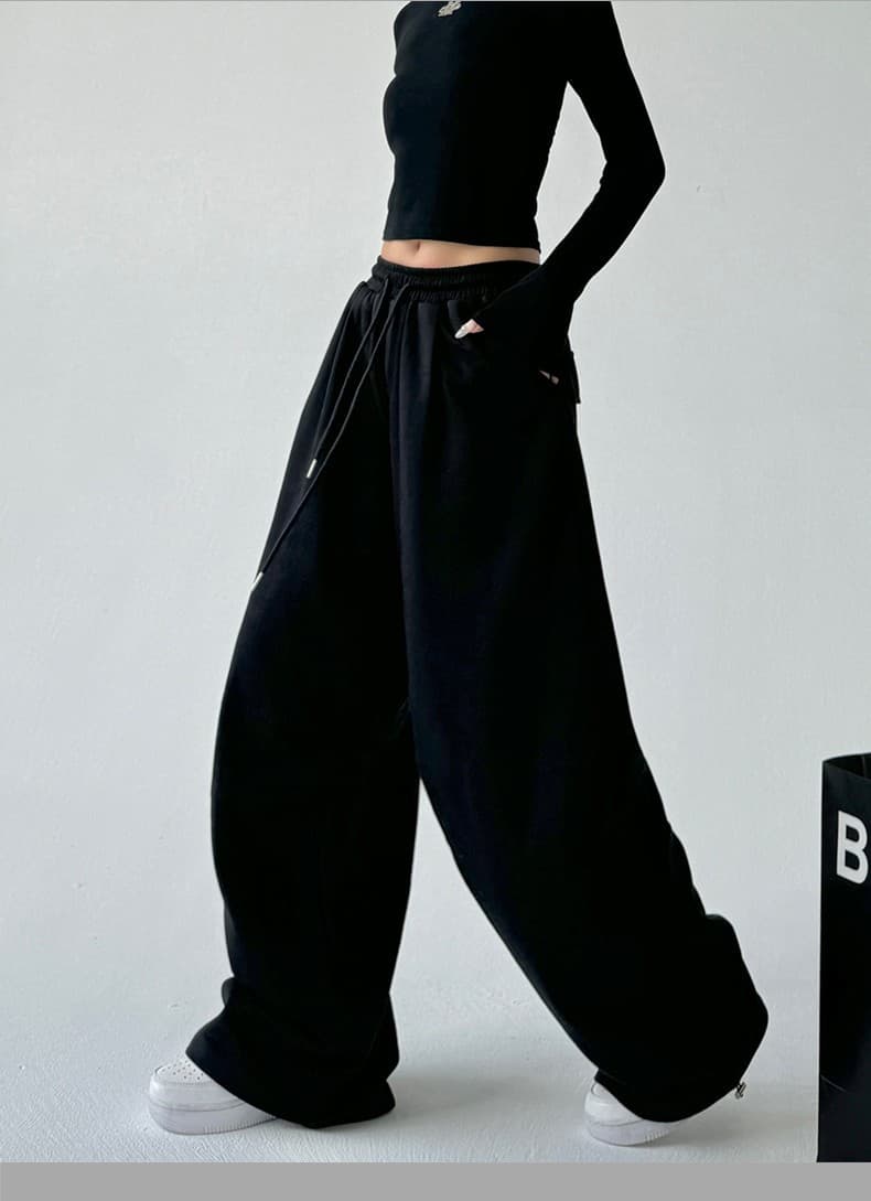 【レディース】スウェットパンツ スウェットパンツ ゆったりシルエット リラックスパンツ