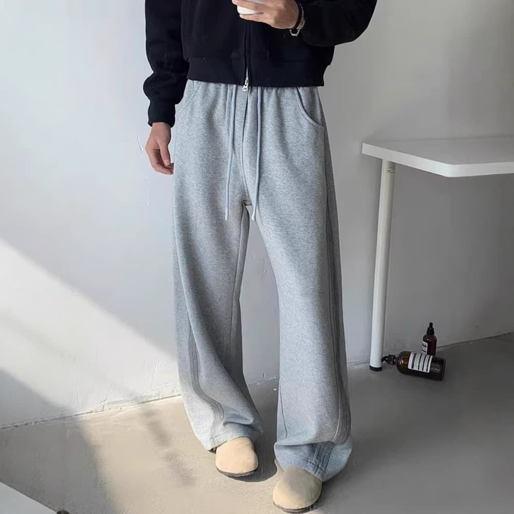 【メンズ】スウェットパンツ スウェットパンツ スプレー風配色ゆったりリラックスルームパンツ