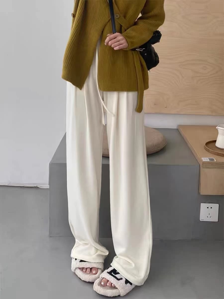 【レディース】スウェットパンツ スウェットパンツ とろけるような履き心地 極上ワイドパンツ