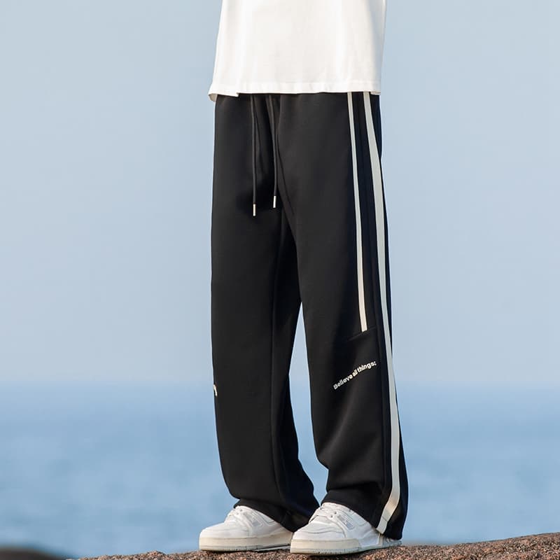 【メンズ】スウェットパンツ 快適リラックスワイドスウェットパンツ