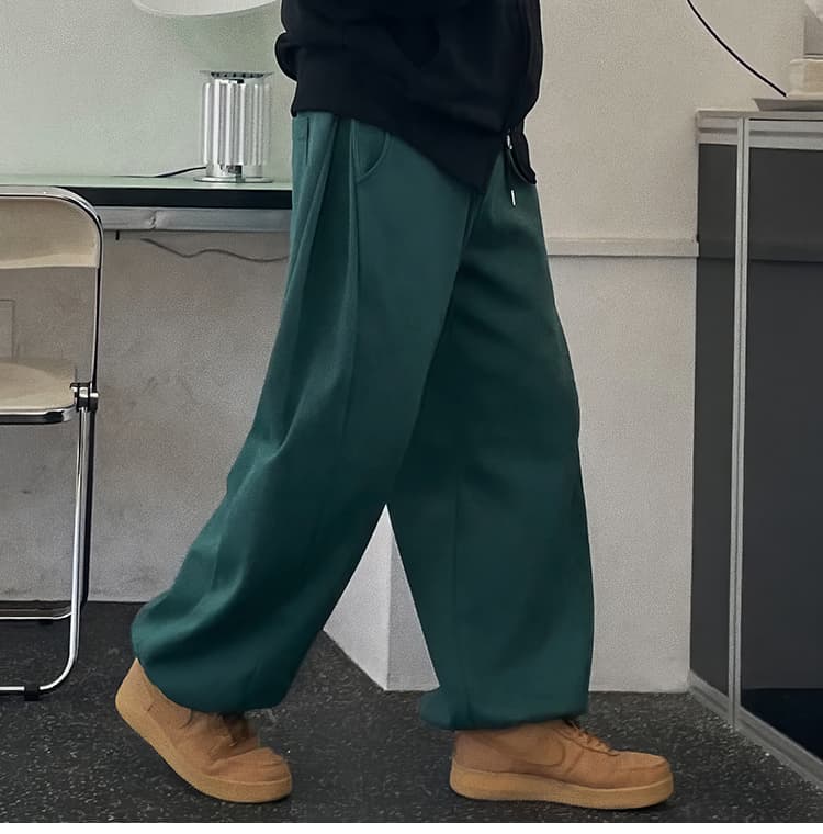 【メンズ】スウェットパンツ スウェットパンツ ふんわりリラックスワイドパンツ