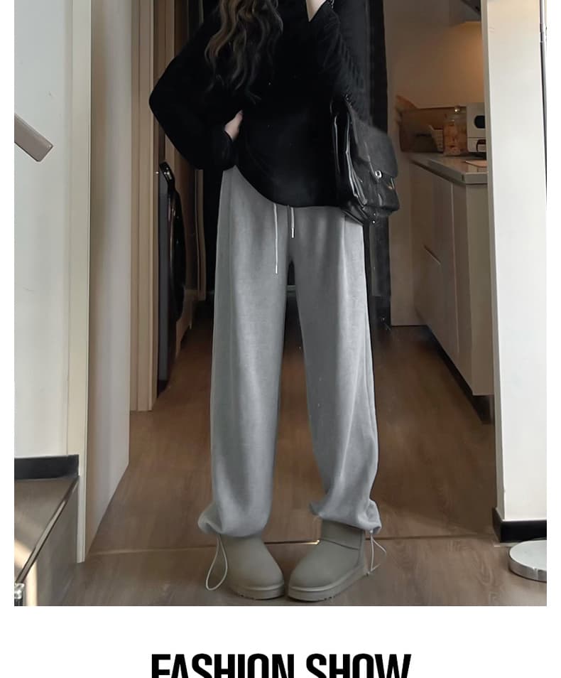 【レディース】スウェットパンツ ゆったりリラックススウェットパンツ