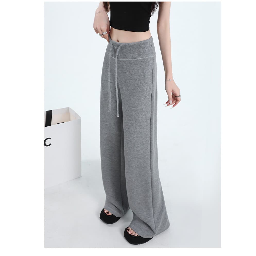 【レディース】スウェットパンツ リラックスフレアスウェットパンツ