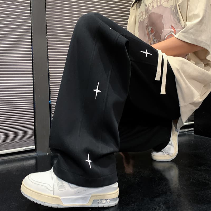 【メンズ】スウェットパンツ 星空十字ワイドスウェットパンツ