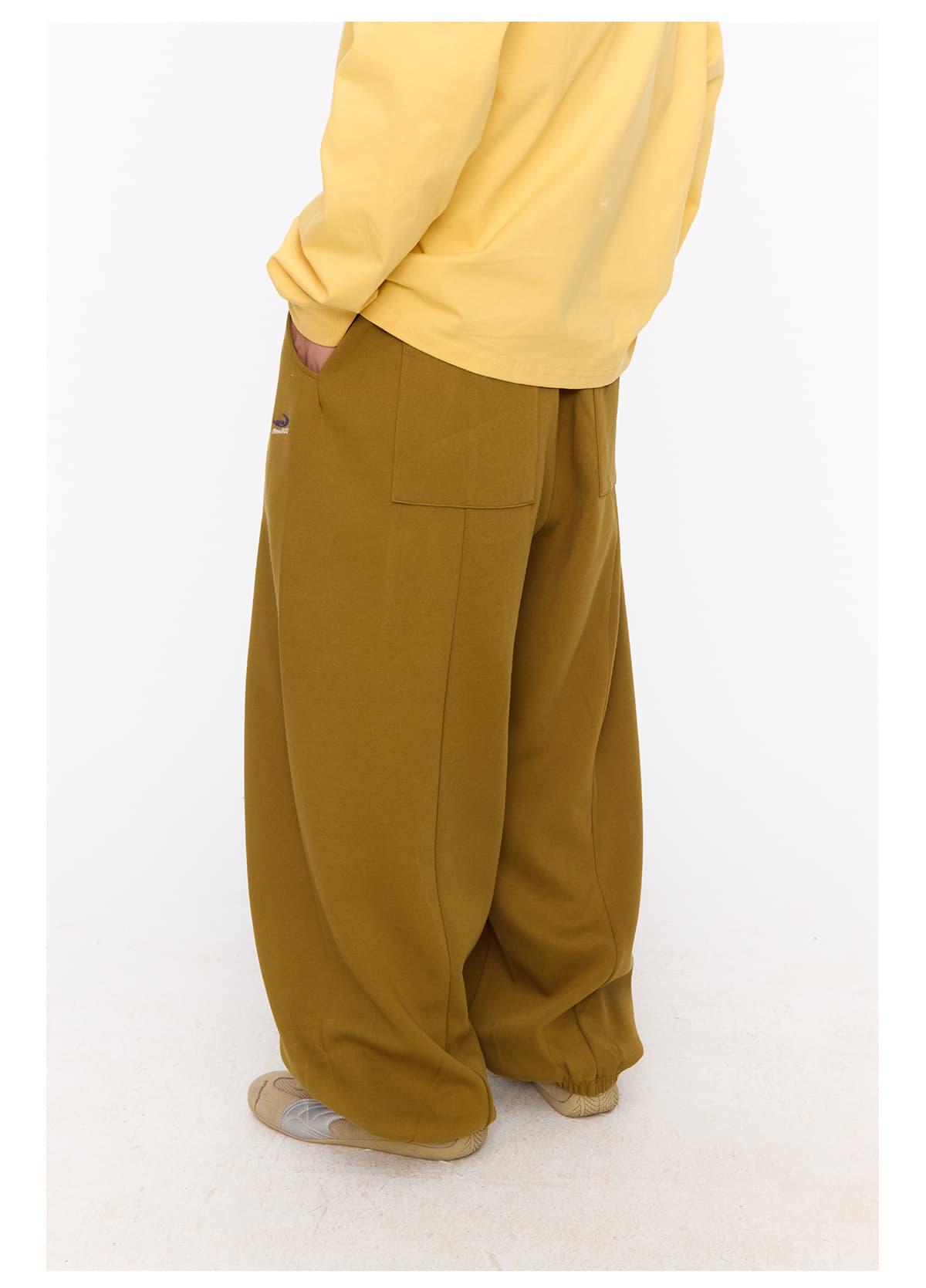 【メンズ】スウェットパンツ スウェットパンツ ゆったりリラックスワイドパンツ
