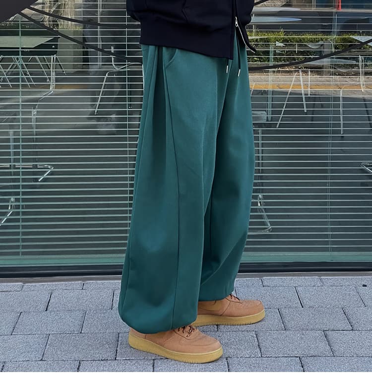 【メンズ】スウェットパンツ スウェットパンツ ふんわりリラックスワイドパンツ