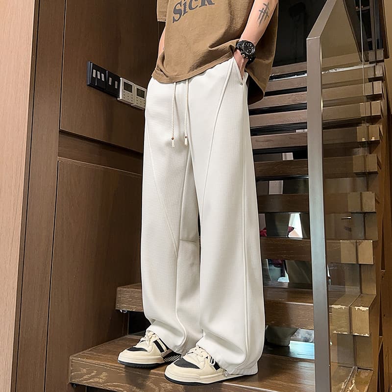 【メンズ】スウェットパンツ スウェットパンツ 快適リラックスワイドパンツ
