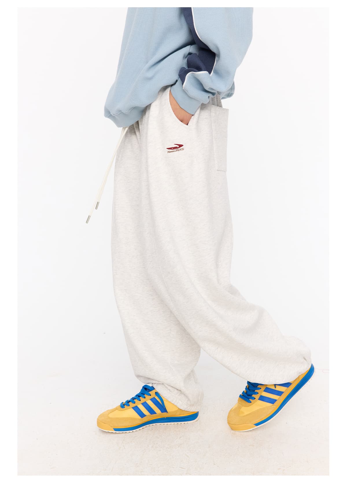 【メンズ】スウェットパンツ スウェットパンツ ゆったりリラックスワイドパンツ