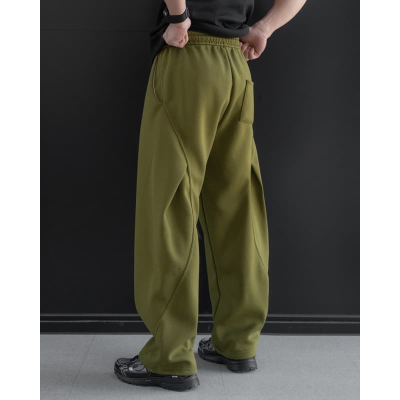 【メンズ】スウェットパンツ ゆったりリラックスワイドパンツ
