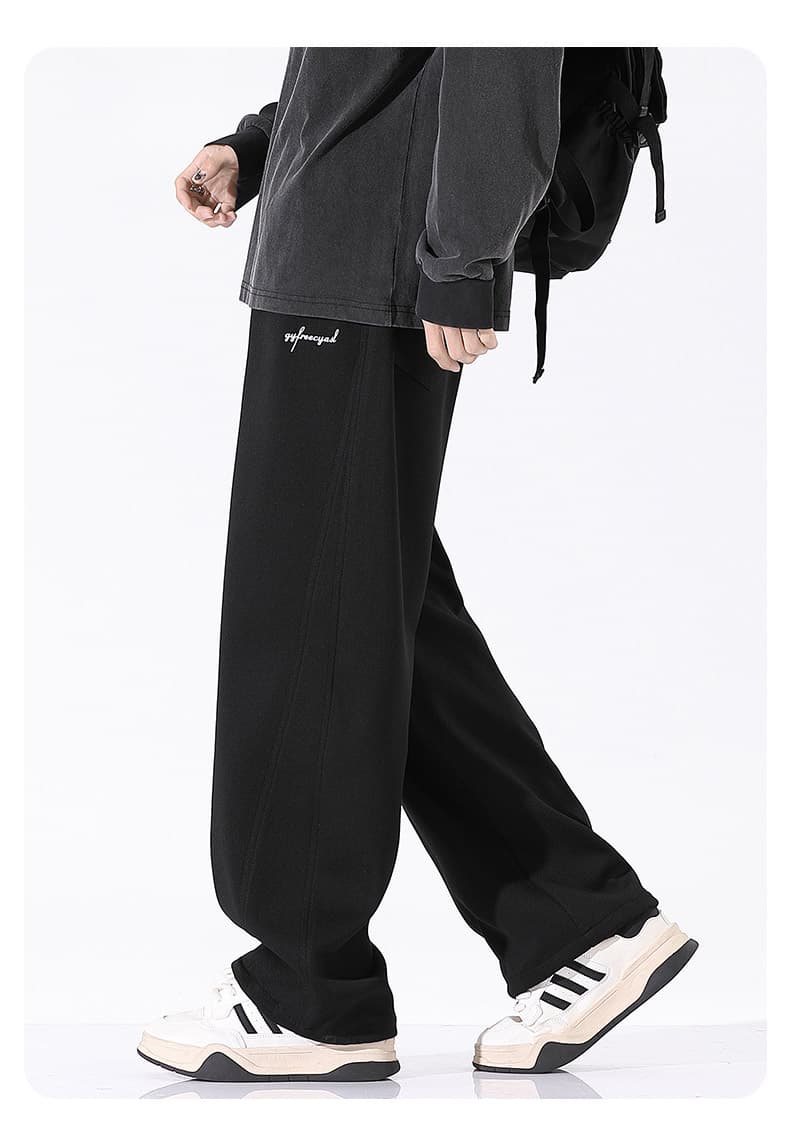 【メンズ】スウェットパンツ 緩やかなシルエット リラックススウェットパンツ