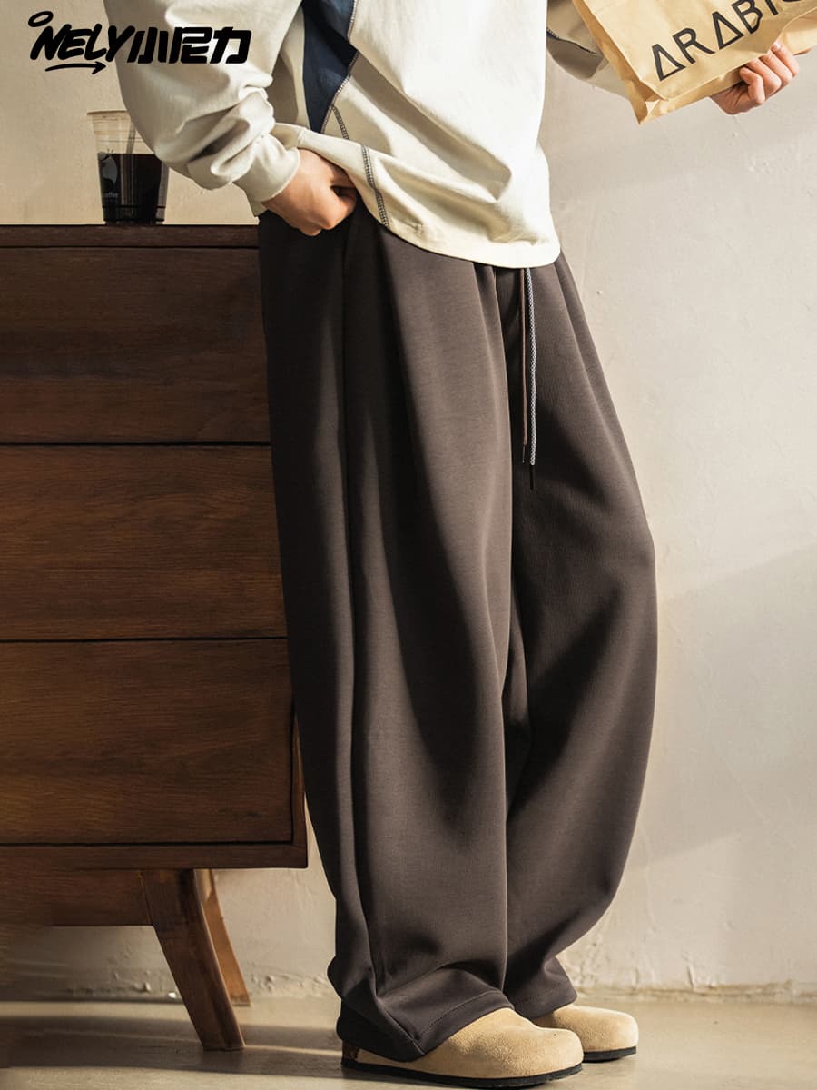 【メンズ】スウェットパンツ スウェットパンツ ゆったりくつろぎワイドパンツ