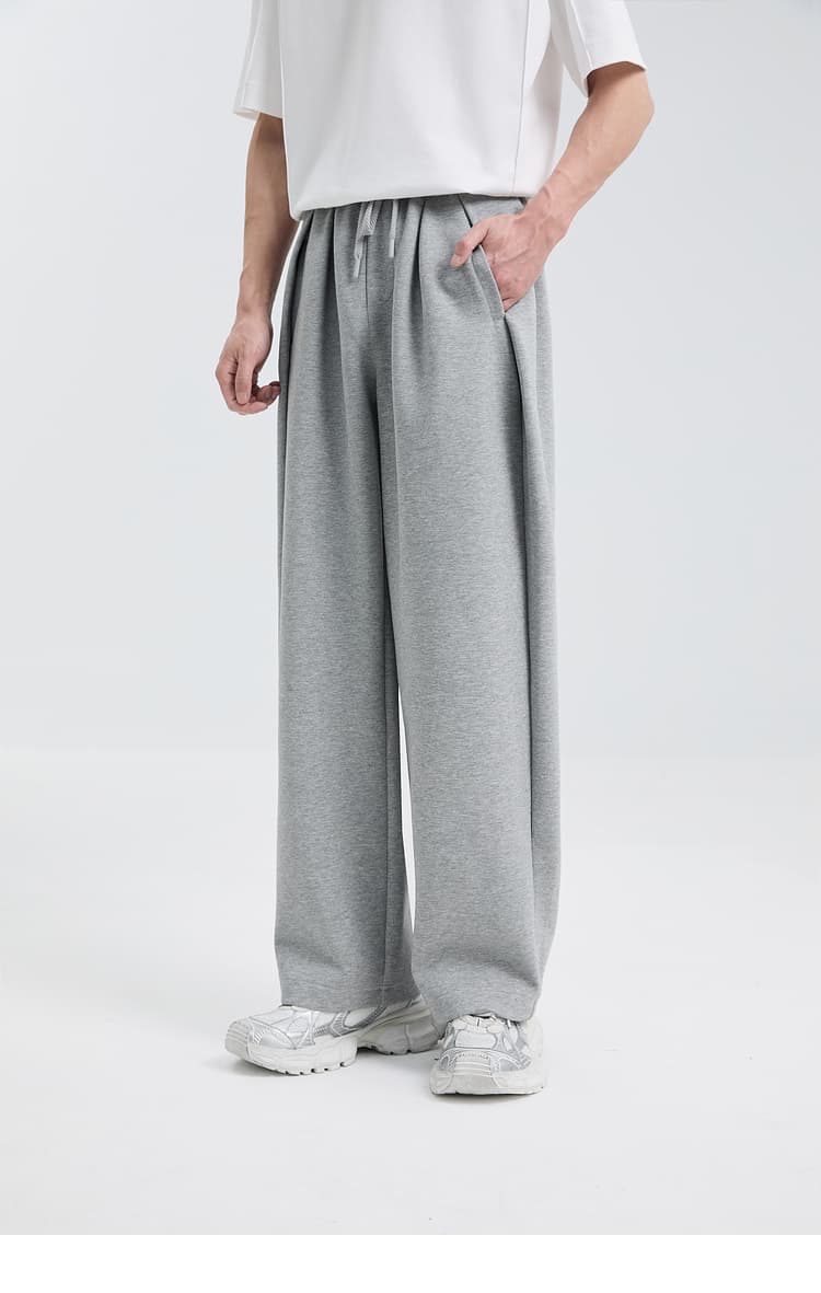 【メンズ】スウェットパンツ ゆったりドレープ リラックススウェットパンツ