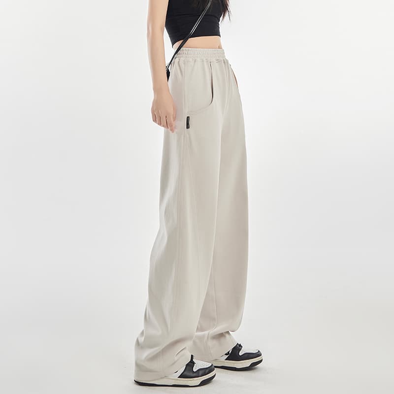【レディース】スウェットパンツ スウェットパンツ ゆったりリラックスワイドパンツ
