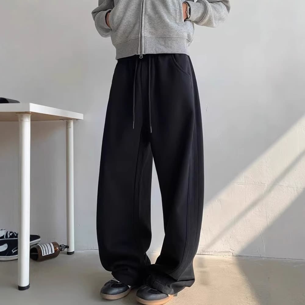 【メンズ】スウェットパンツ スウェットパンツ スプレー風配色ゆったりリラックスルームパンツ
