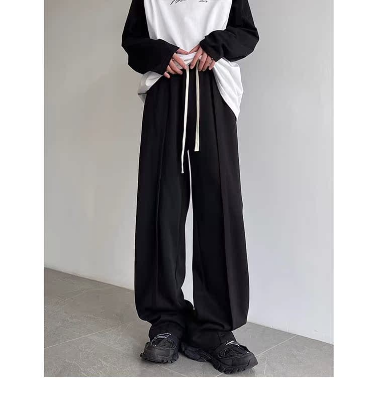 【メンズ】スウェットパンツ ゆったりドレープ スウェットパンツ