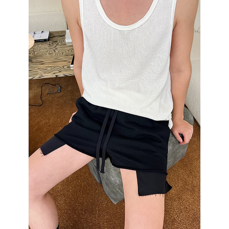 【メンズ】スウェットパンツ スウェットパンツ リラックス層付きショートパンツ