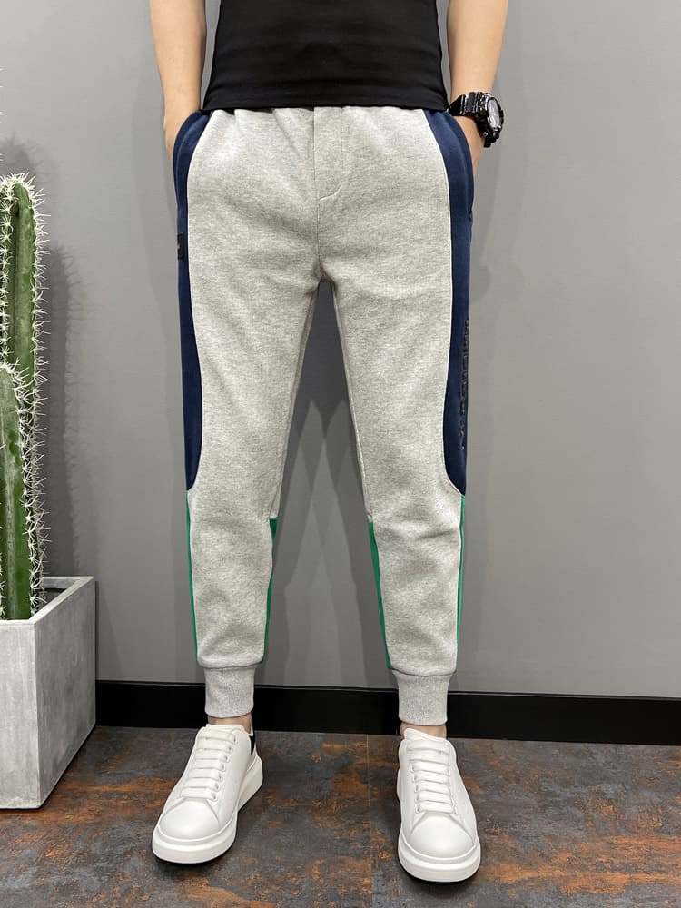 スウェットパンツ サイドライン入りスポーティスウェットパンツ