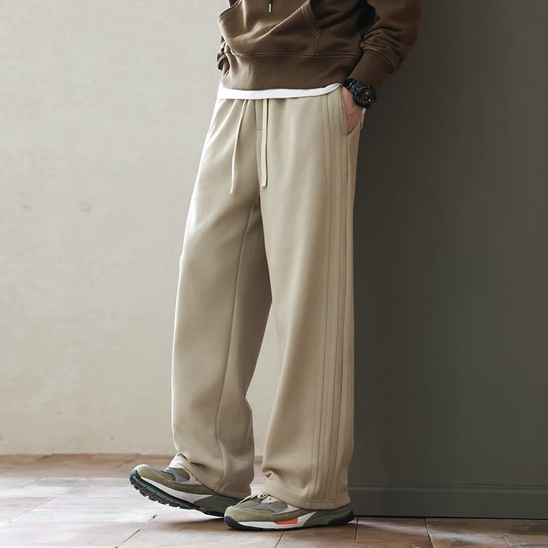 【メンズ】スウェットパンツ リラックスワイドシルエットスウェットパンツ