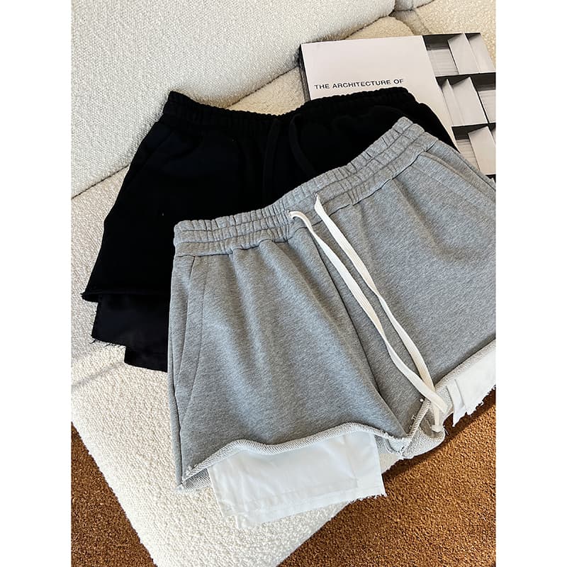 【メンズ】スウェットパンツ スウェットパンツ リラックス層付きショートパンツ
