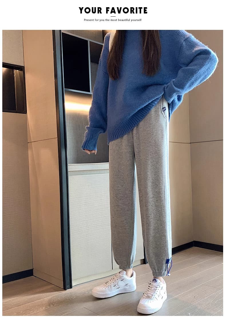 【レディース】スウェットパンツ スウェットパンツ ゆったりリラックスワイドパンツ