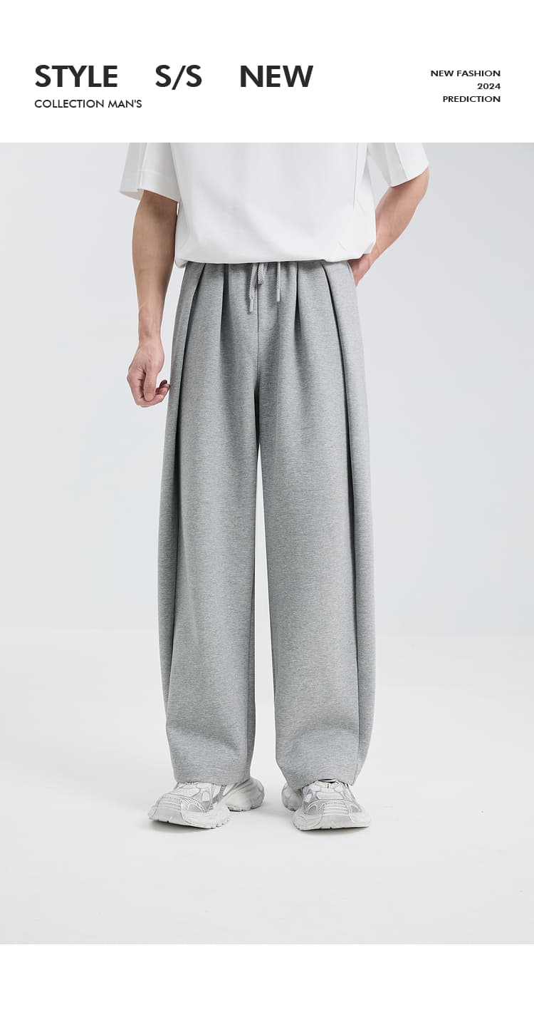 【メンズ】スウェットパンツ ゆったりドレープ リラックススウェットパンツ