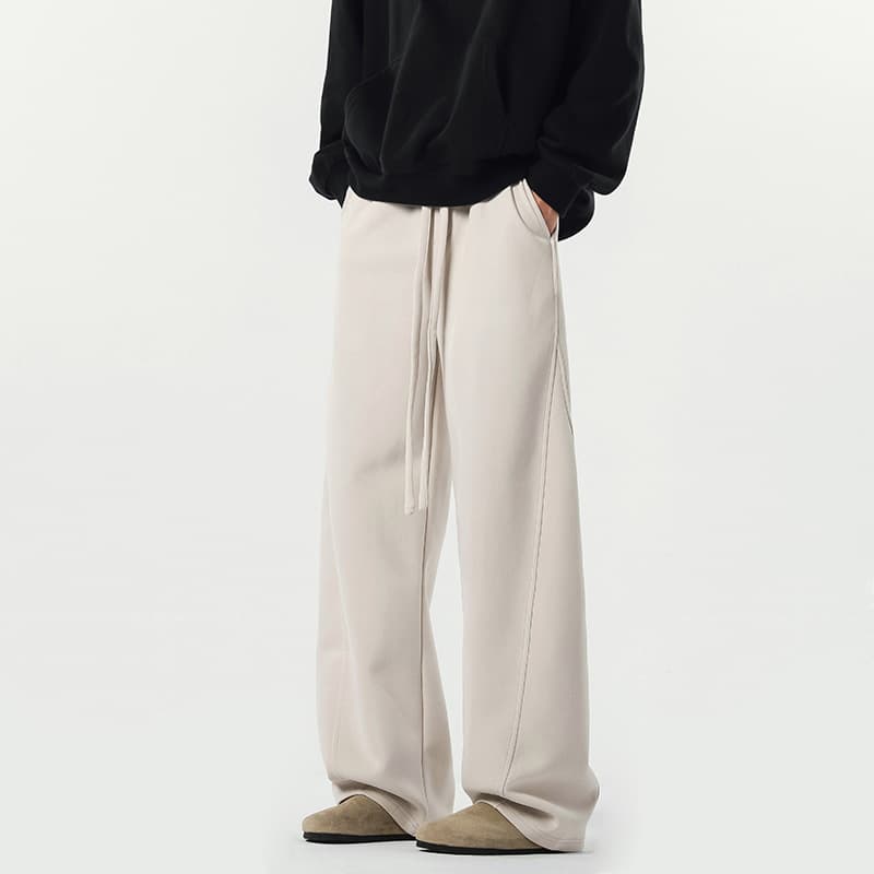 【メンズ】スウェットパンツ ゆったりくつろぎ 裾広がりスウェットパンツ