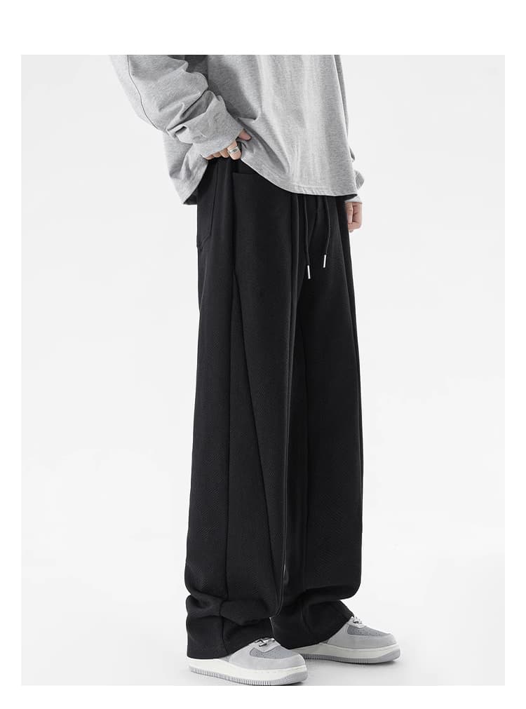 【メンズ】スウェットパンツ スウェットパンツ ゆったりワイドシルエット リラックスパンツ