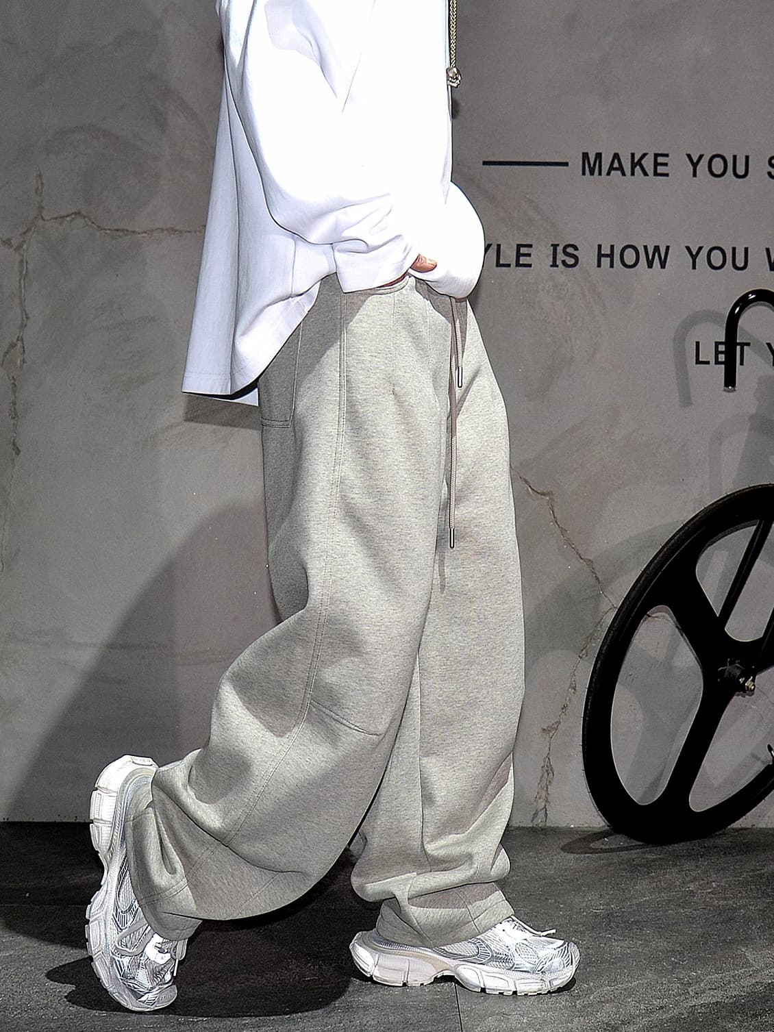 【メンズ】スウェットパンツ スウェットパンツ 超ゆったり楽ちんリラックスパンツ