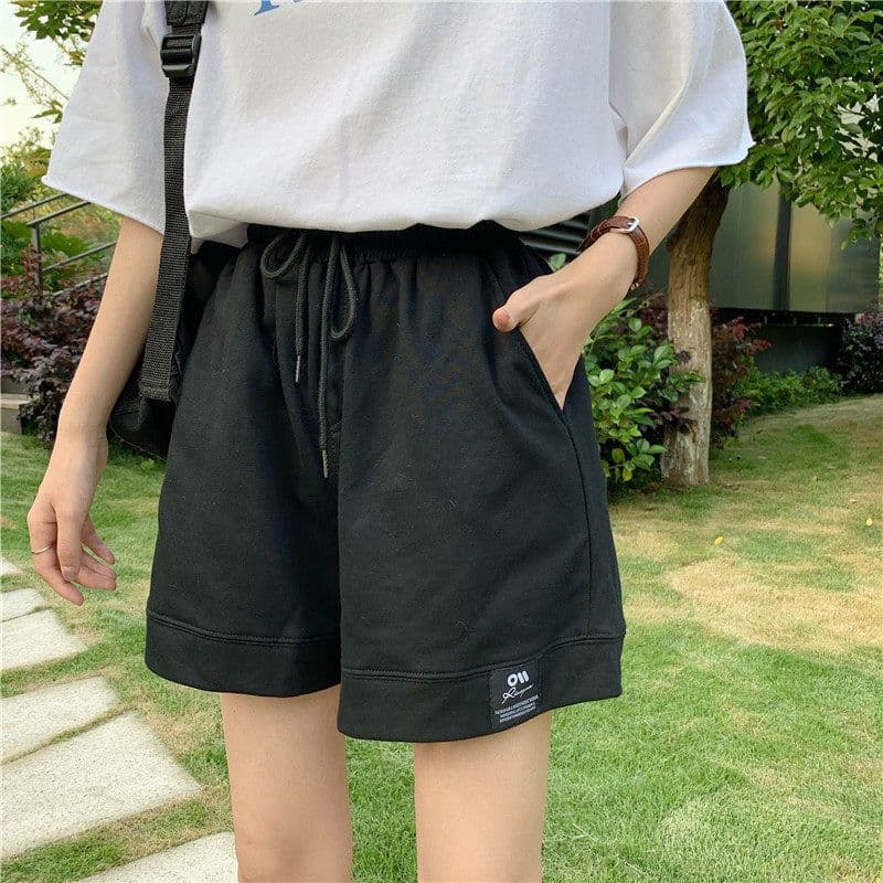 【レディース】スウェットパンツ スウェットパンツ ゆったりリラックスハーフパンツ