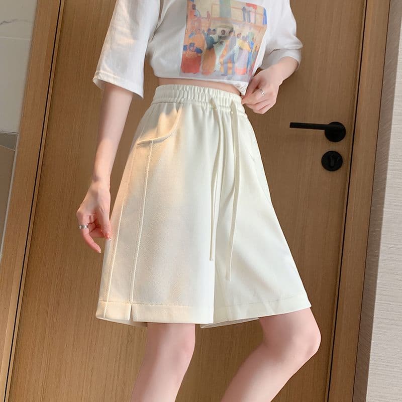 【レディース】スウェットパンツ やわらか素材のリラックスショート