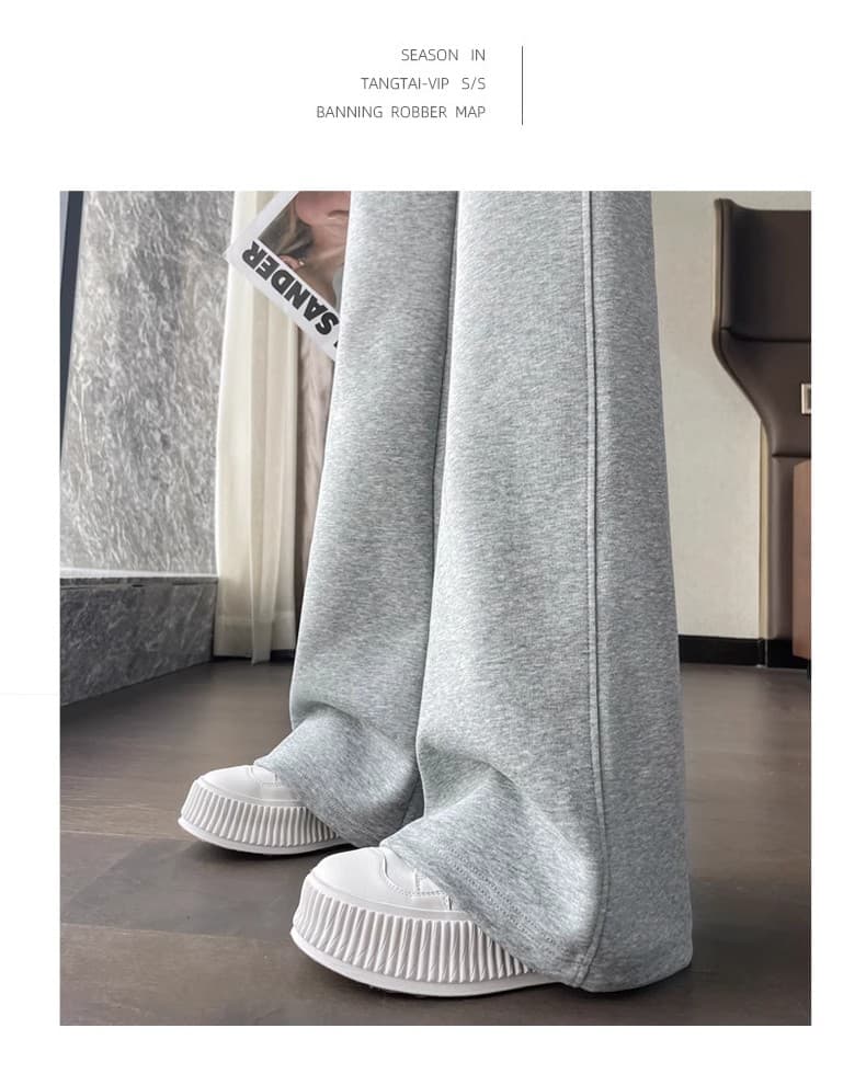 【レディース】スウェットパンツ リラックスフレアスウェットパンツ