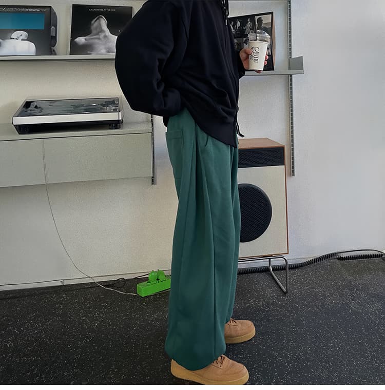 【メンズ】スウェットパンツ スウェットパンツ ふんわりリラックスワイドパンツ