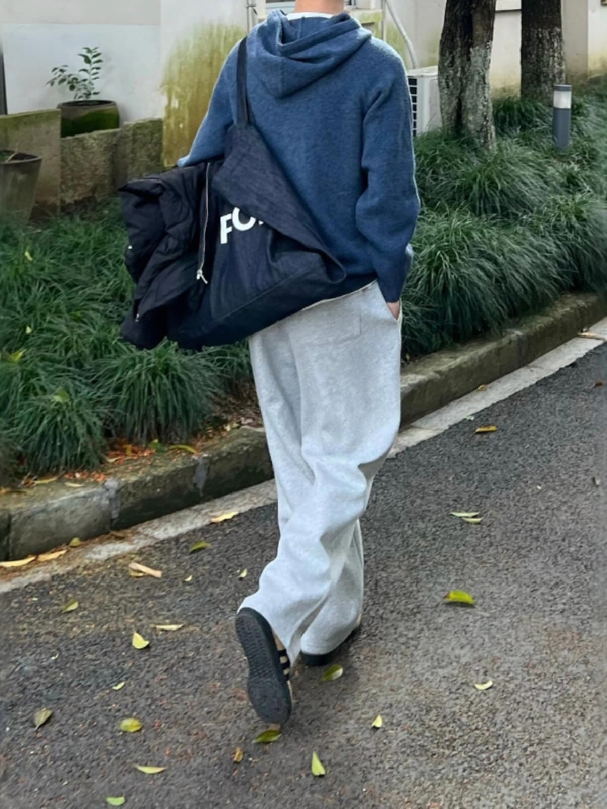 【メンズ】スウェットパンツ ゆったりリラックスワイドスウェットパンツ
