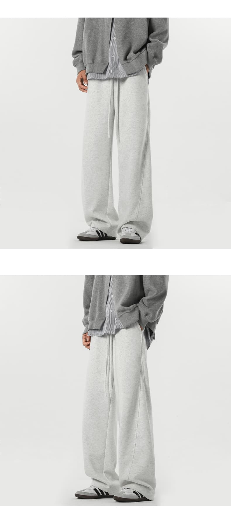 【メンズ】スウェットパンツ ゆったりくつろぎ 裾広がりスウェットパンツ