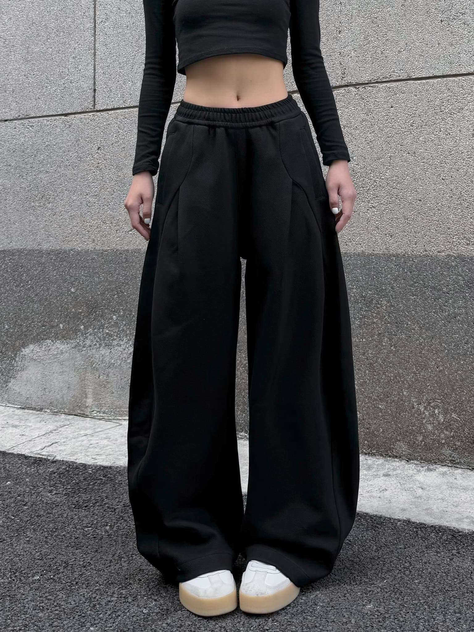 【レディース】スウェットパンツ スウェットパンツ ゆったりシルエット 楽ちんワイドパンツ