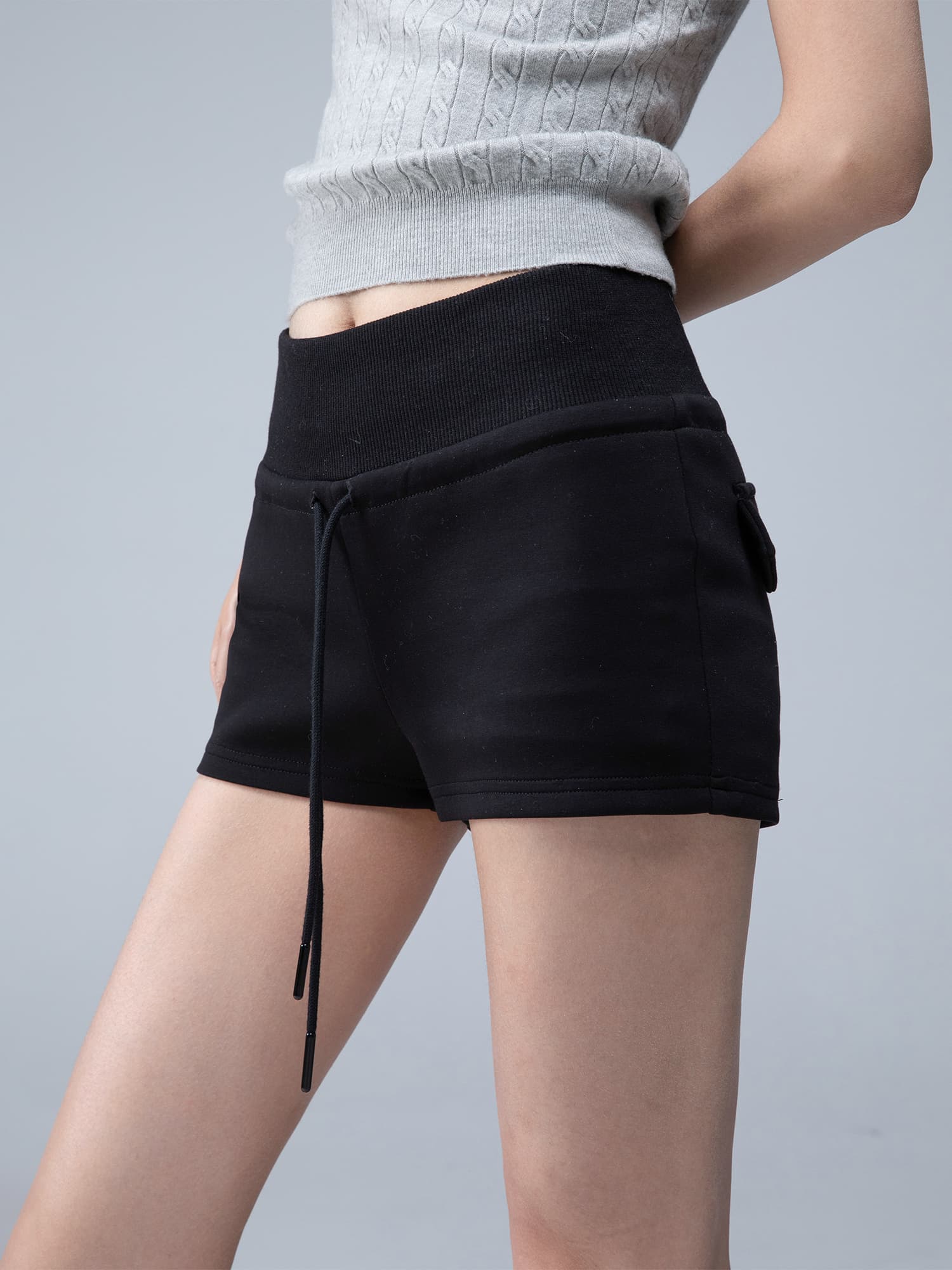 【レディース】スウェットパンツ スウェットパンツ ウエストゴム リラックス ショートパンツ