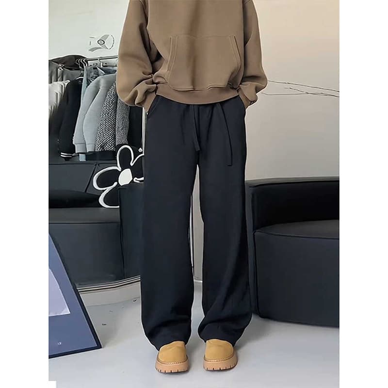 【メンズ】スウェットパンツ スウェットパンツ ゆったりワイドルーム リラックスパンツ