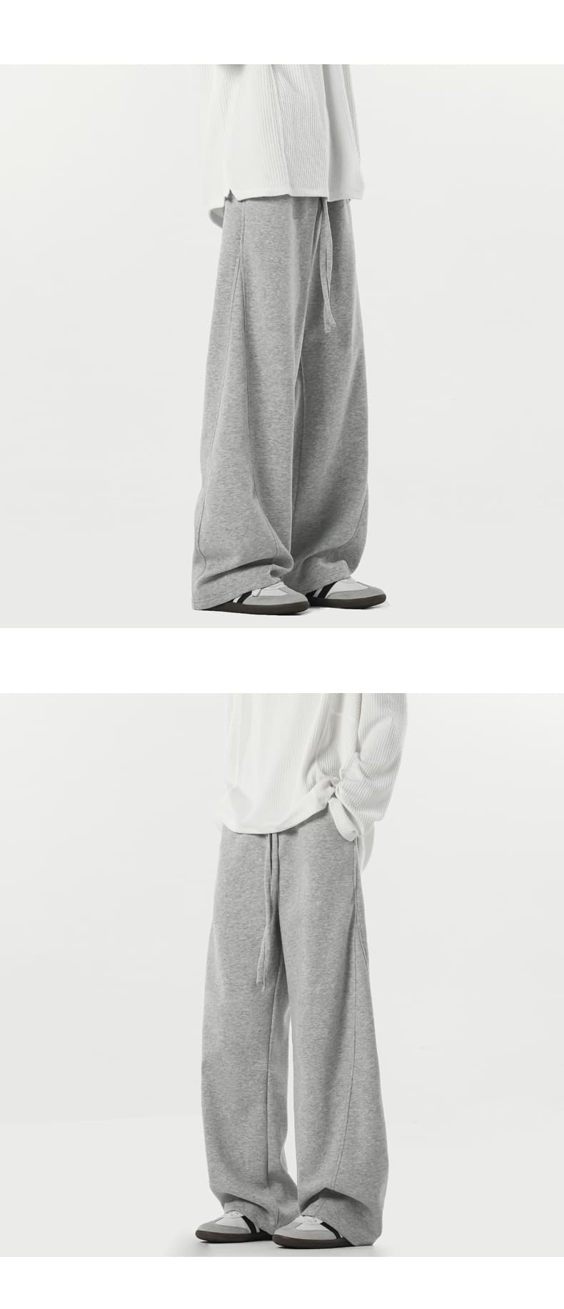 【メンズ】スウェットパンツ ゆったりくつろぎ 裾広がりスウェットパンツ