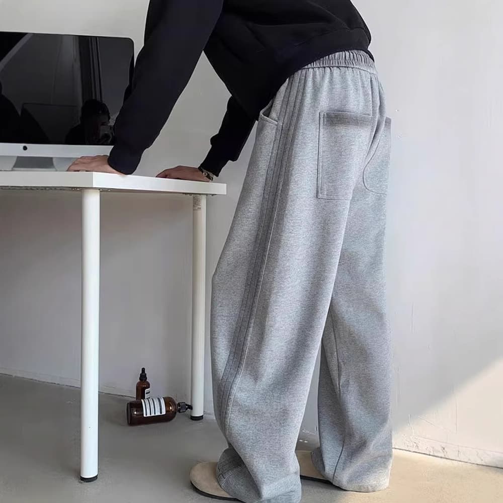 【メンズ】スウェットパンツ スウェットパンツ スプレー風配色ゆったりリラックスルームパンツ