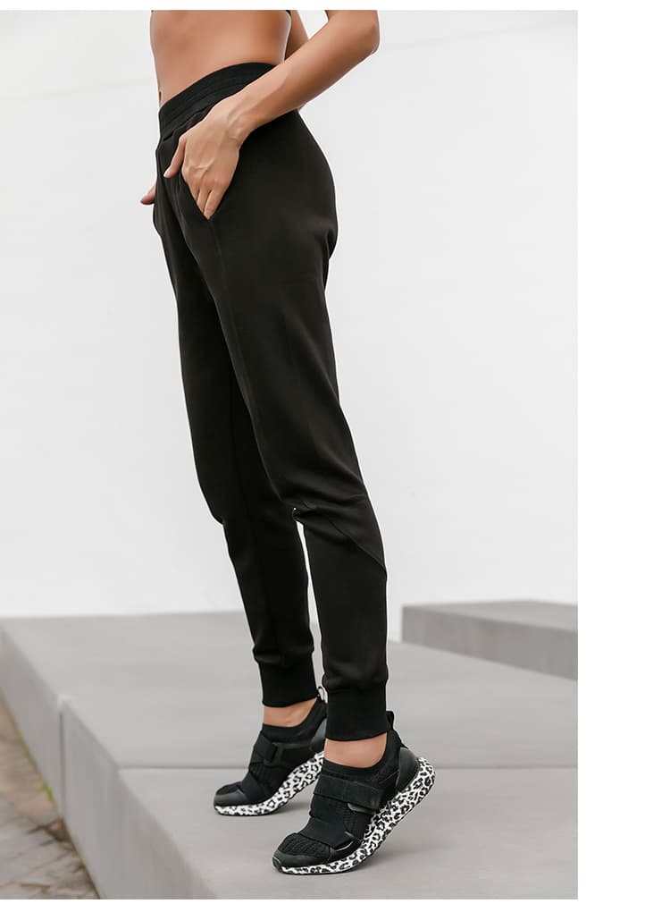 【レディース】スウェットパンツ すっきりシルエット細身スウェットパンツ