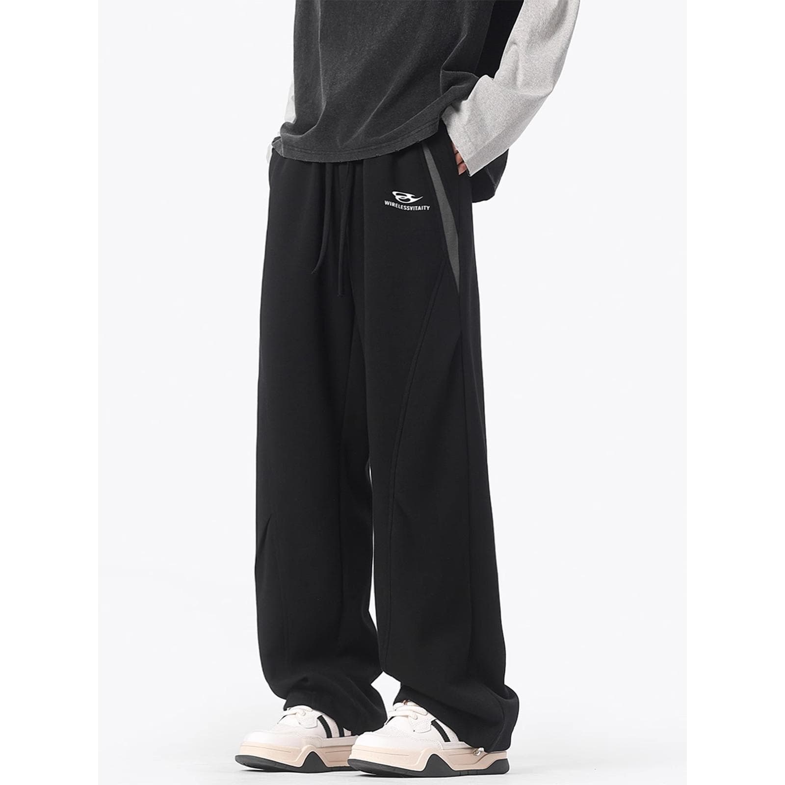 【メンズ】スウェットパンツ スウェットパンツ ゆったりくつろぎワイドパンツ
