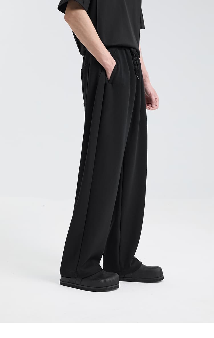 【メンズ】スウェットパンツ ゆったりドレープ リラックススウェットパンツ