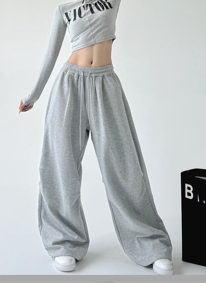 【レディース】スウェットパンツ スウェットパンツ ゆったりシルエット リラックスパンツ