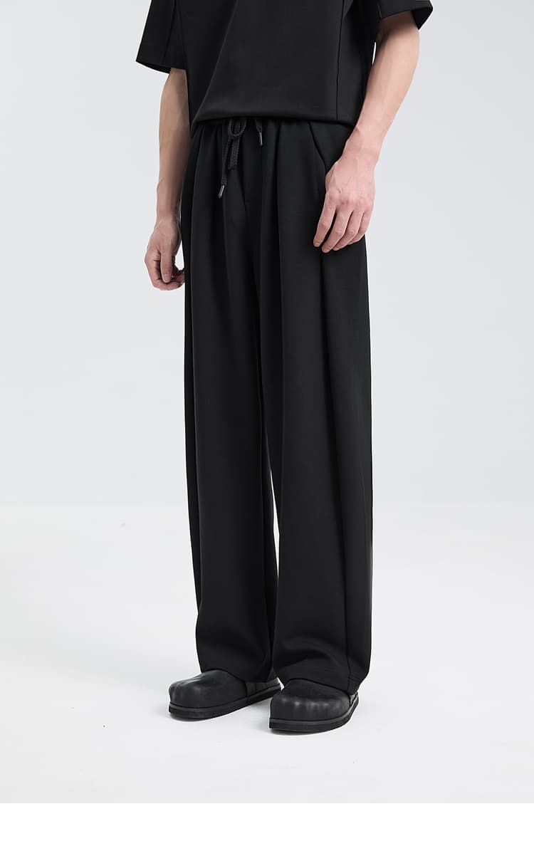 【メンズ】スウェットパンツ ゆったりドレープ リラックススウェットパンツ